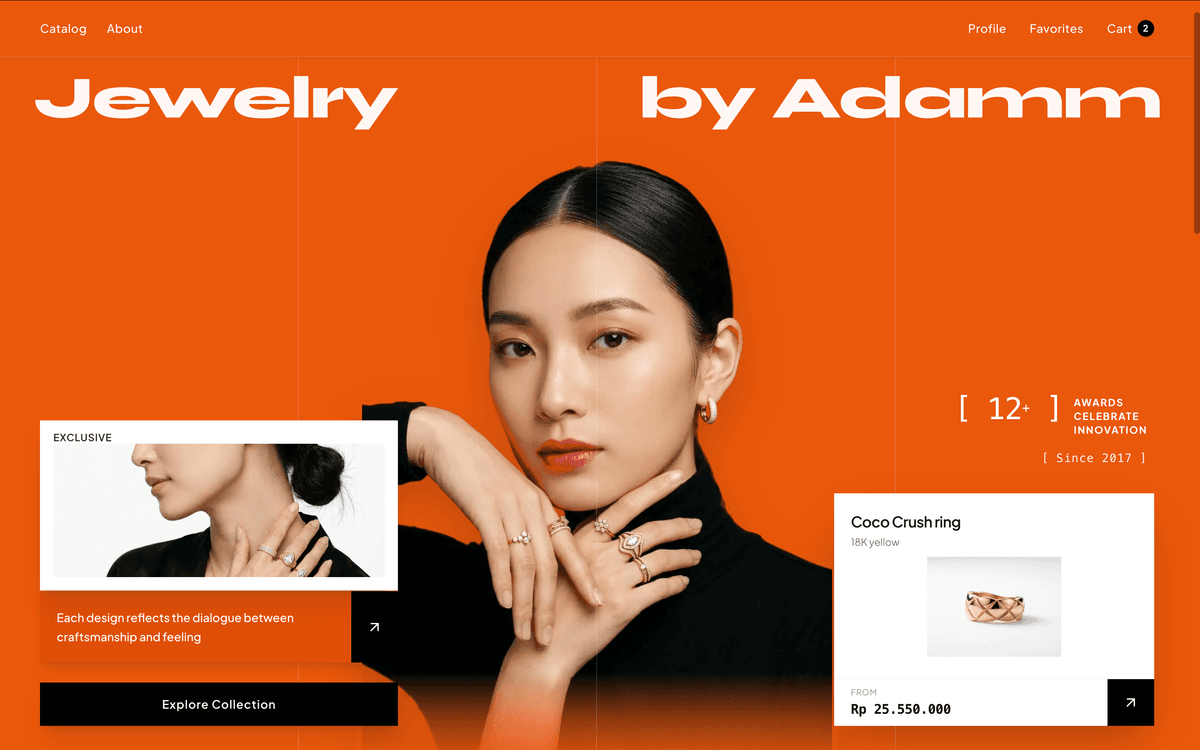 Jewelry Simple Ecommerce image